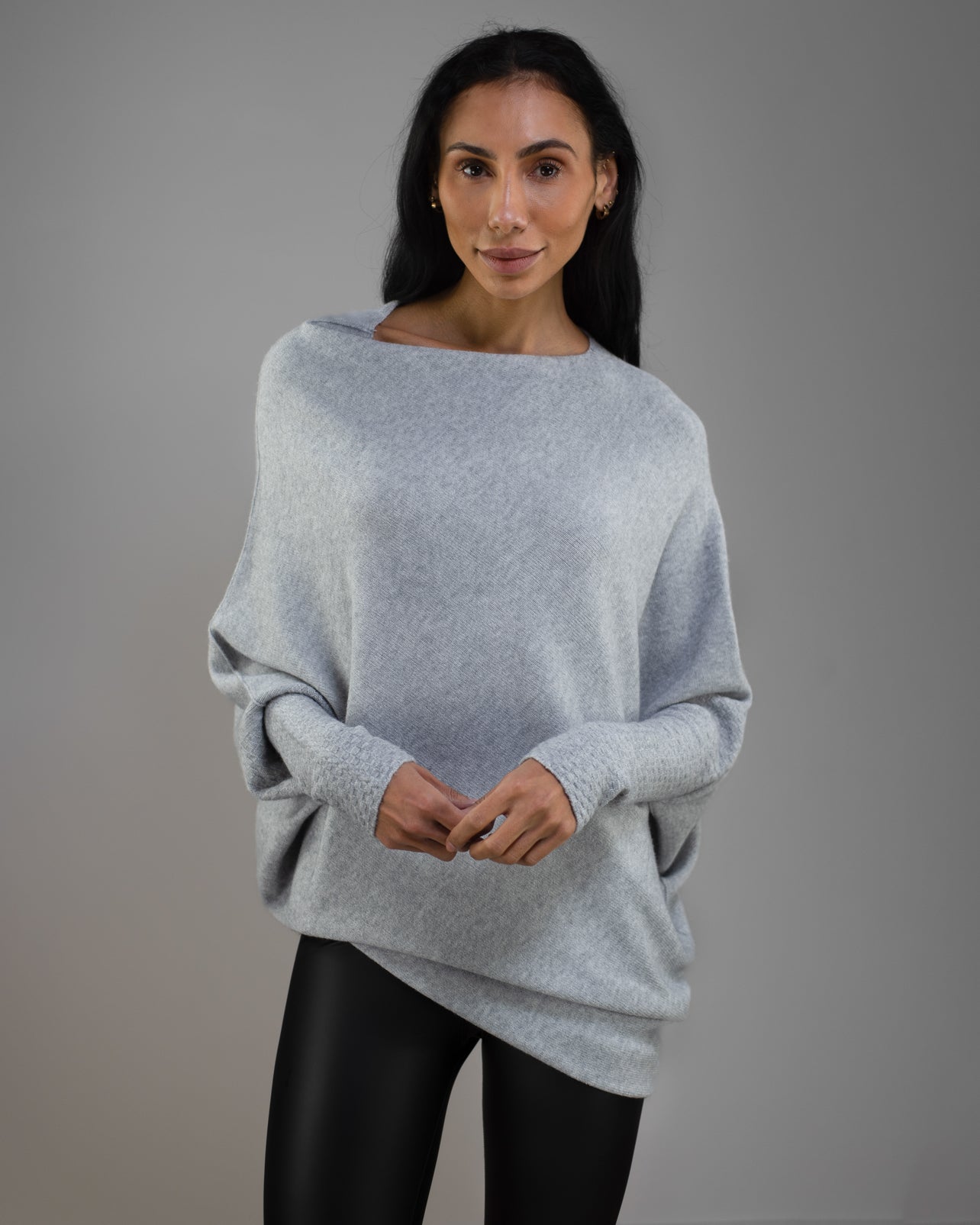 Asymmetric Draped | Light Grey