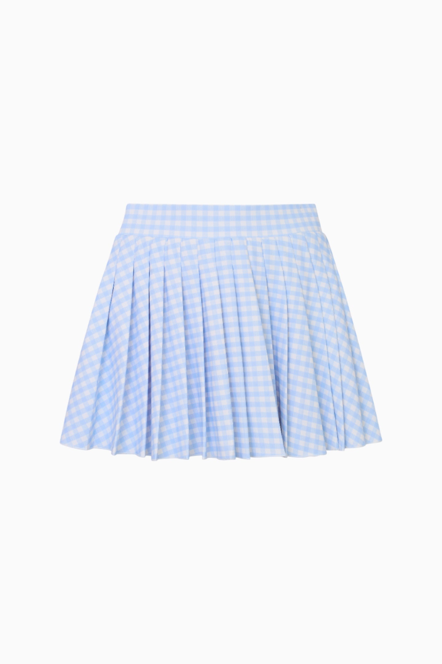 Dancia Gingham Print Active Skort