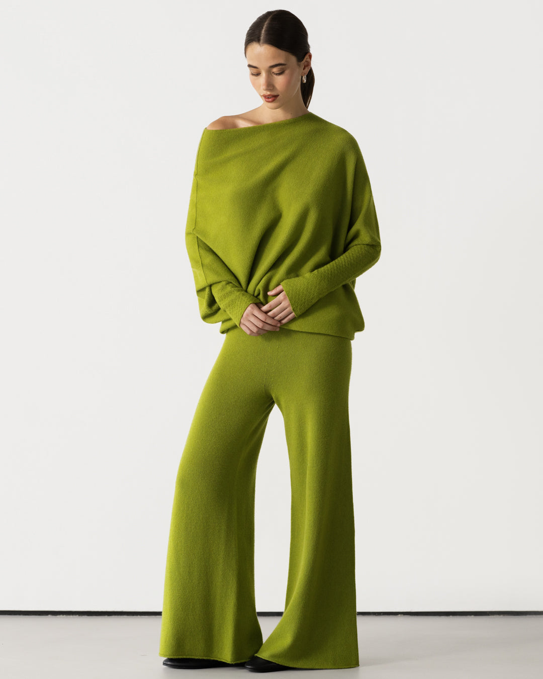 Relaxed Pants | Olive Green